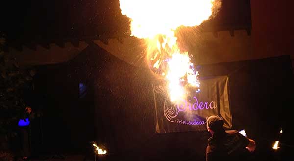 Sidera Fire Feuershow Merr der Lichter